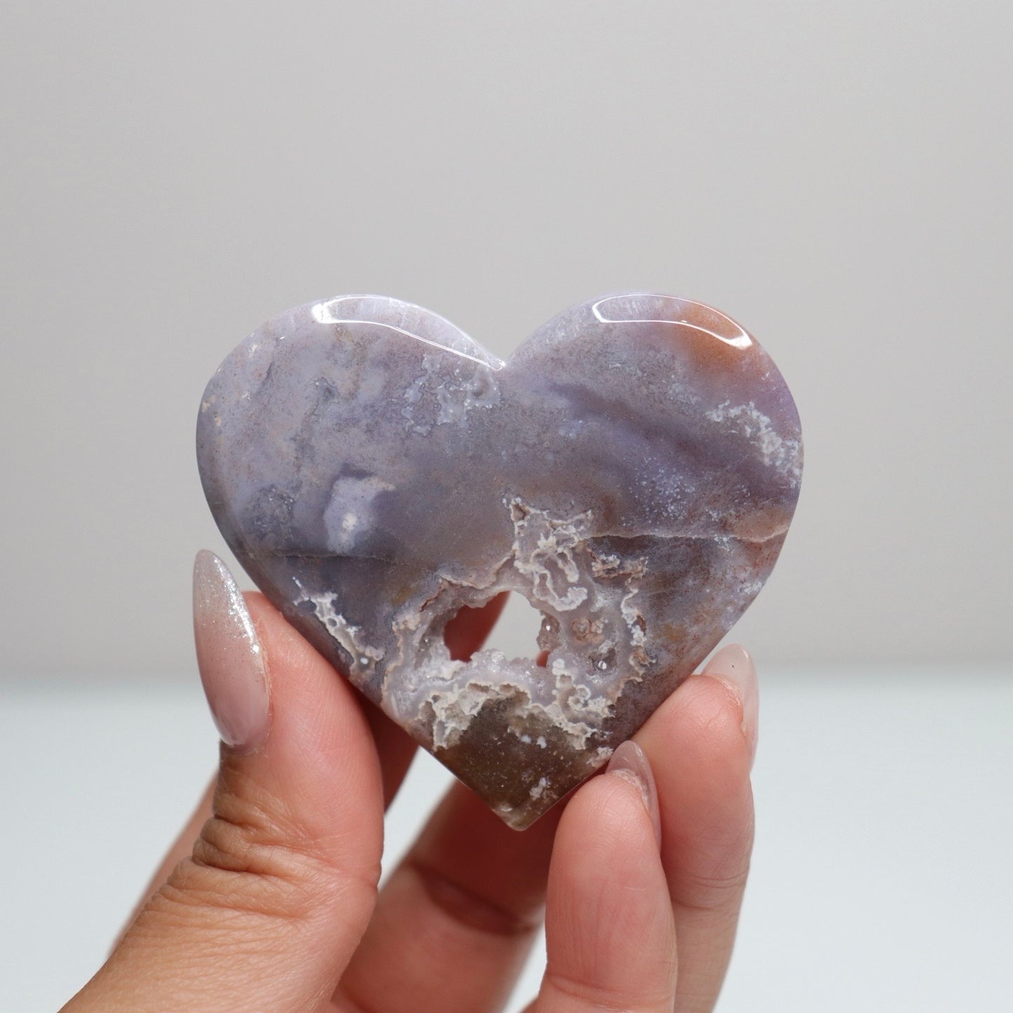 Moss Agate Heart | C
