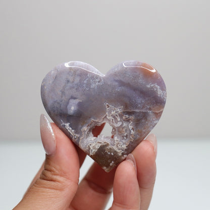 Moss Agate Heart | C