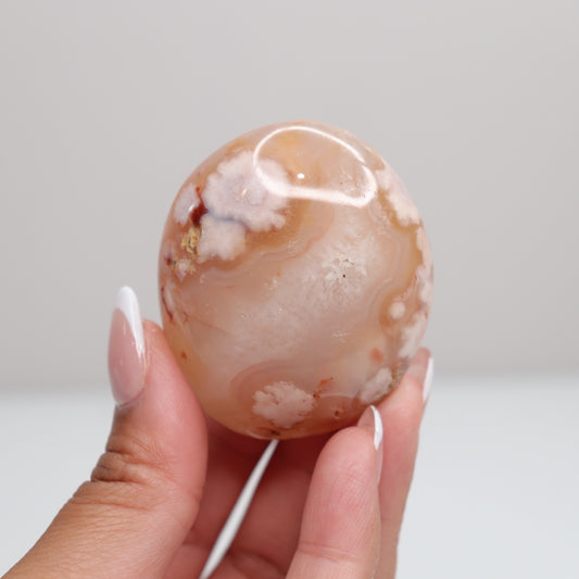 Flower Agate Palm Stone | 3