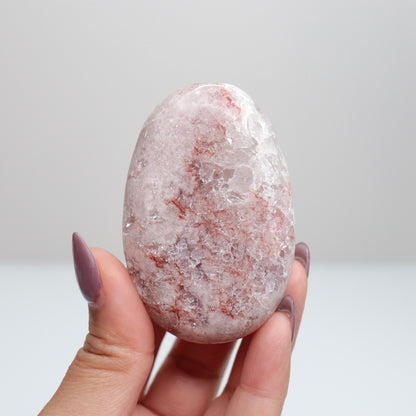 Pink Amethyst Palm Stone | 15
