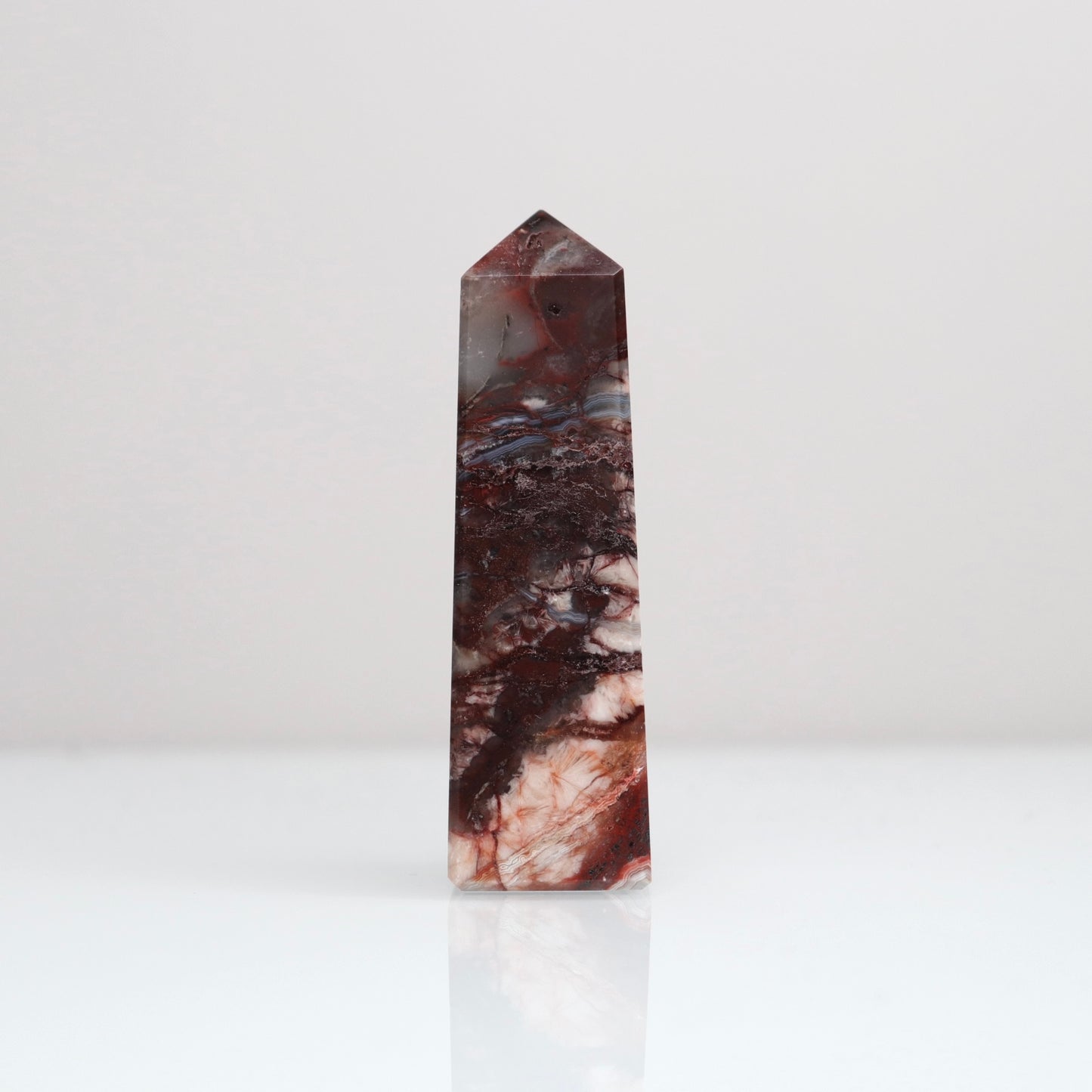 Mexican Lace Agate Tower 114