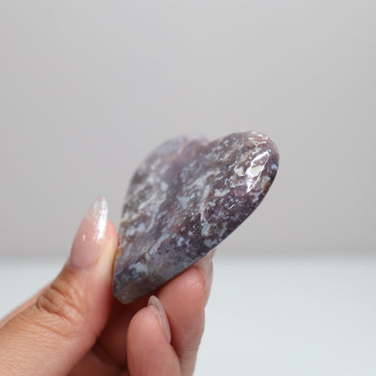 Moss Agate Heart | E