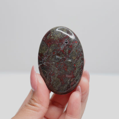 Dragon Bloodstone Palm Stone 42