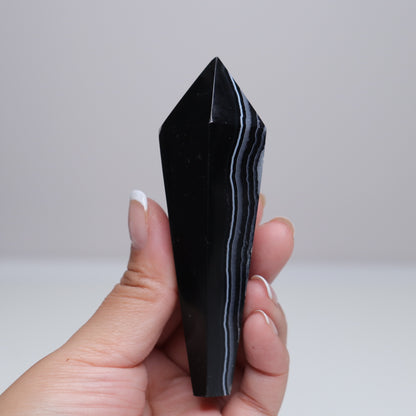 Black Agate Wand | 3*