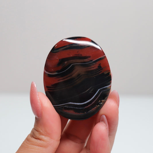 Sardonyx Palm Stone 51