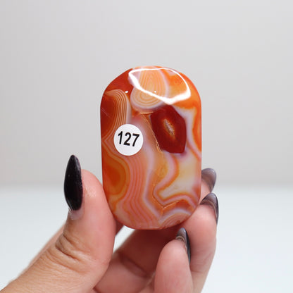 Carnelian Palm Stone | 127*
