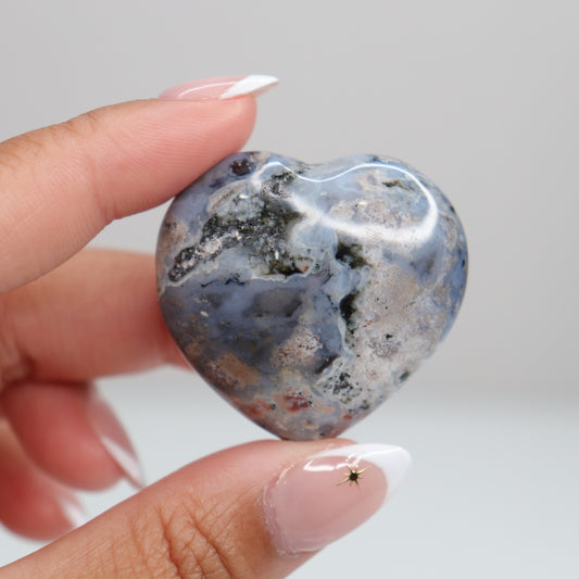 Ocean Jasper Heart | H