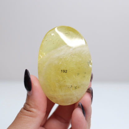 Citrine Palm Stone | 192 HTA