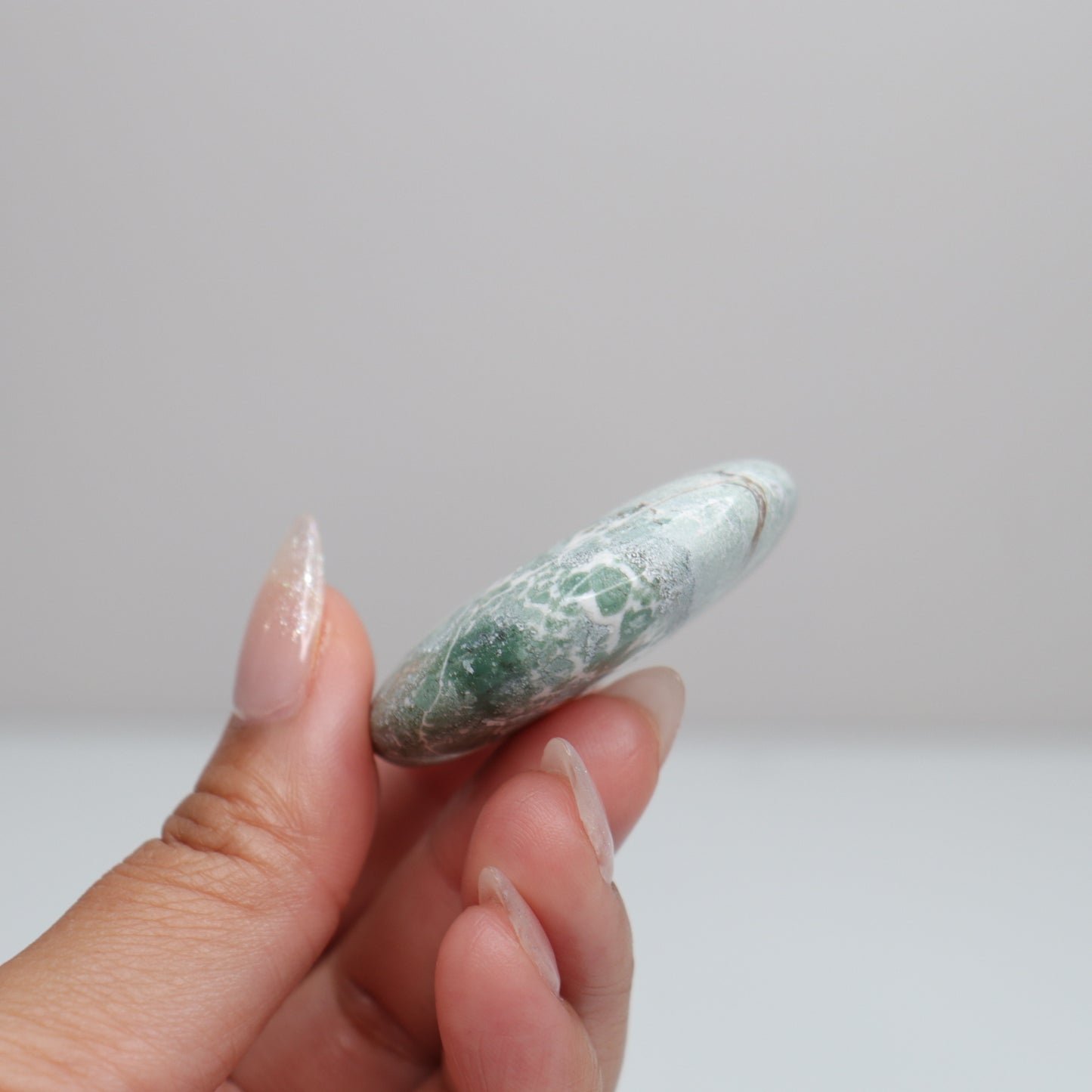 Green Sardonyx Flat Stone | 85