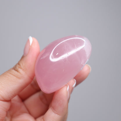 Rose Quartz Palm Stone w/Stars | 3