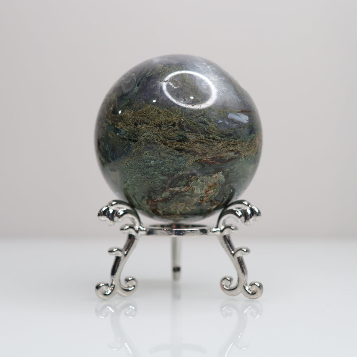 Moss Agate Sphere | 6