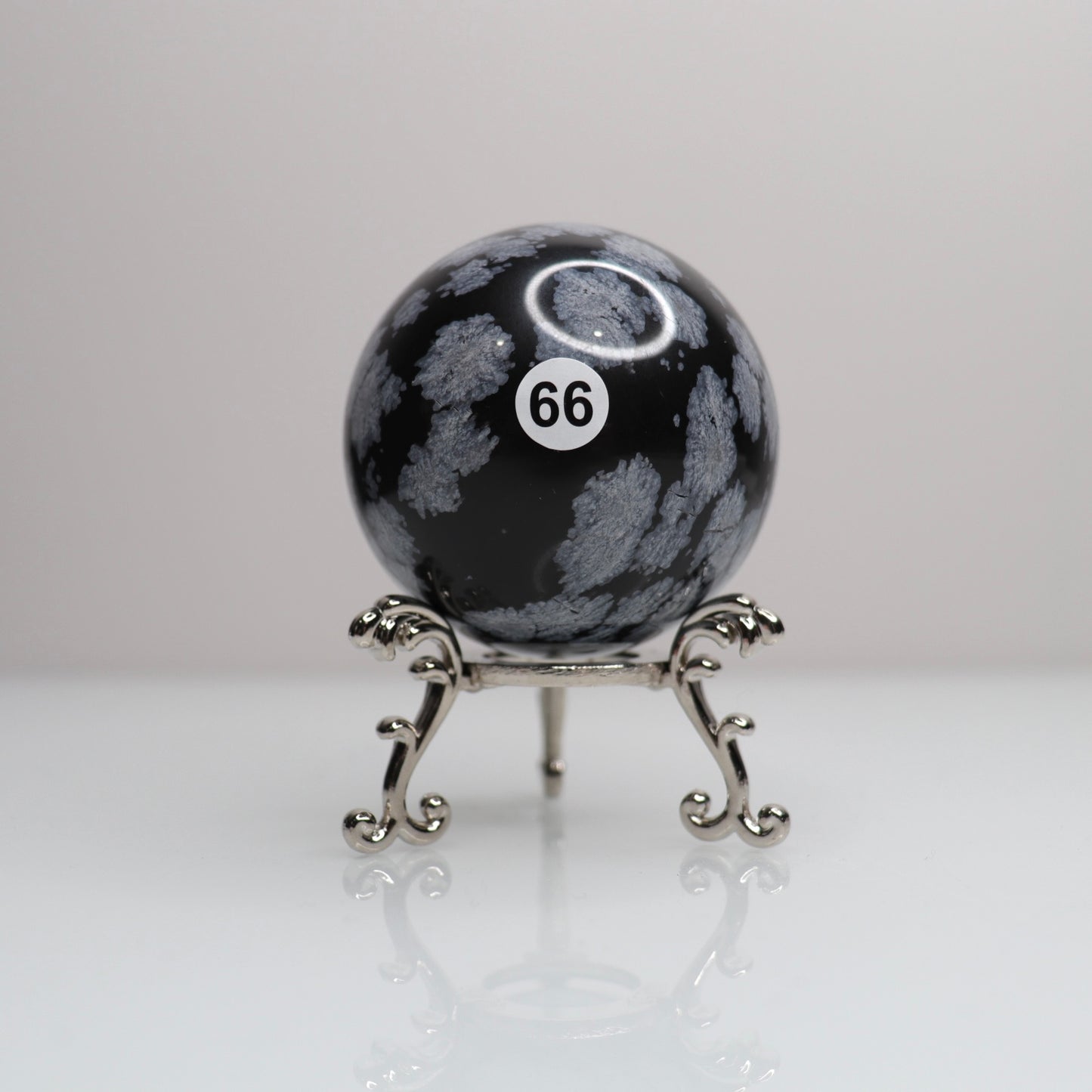 Snowflake Obsidian Sphere | 66