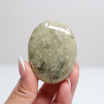 Prehnite Palm Stone 3