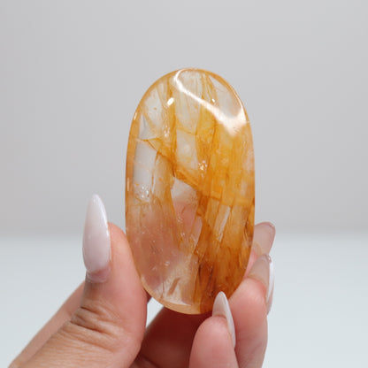 Golden Healer Palm Stone 17