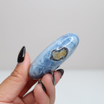 Blue Opal Palm Stone 46
