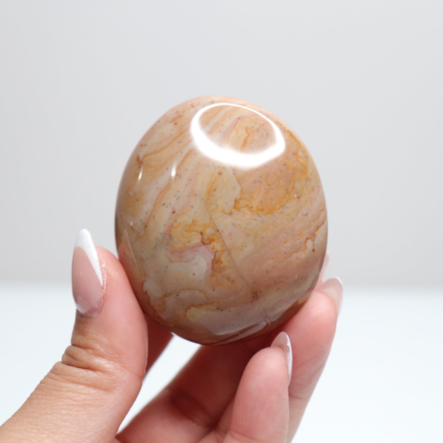Polychrome Jasper Palm Stone | 20