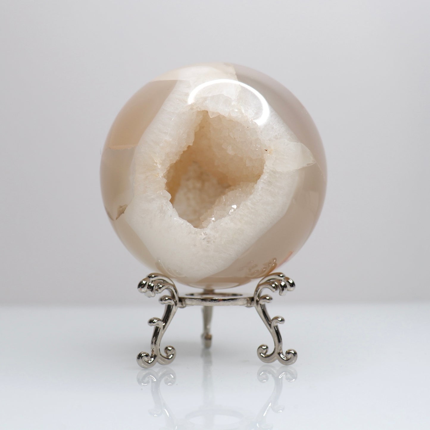 Druzy Agate Sphere 4 * REPAIRED*