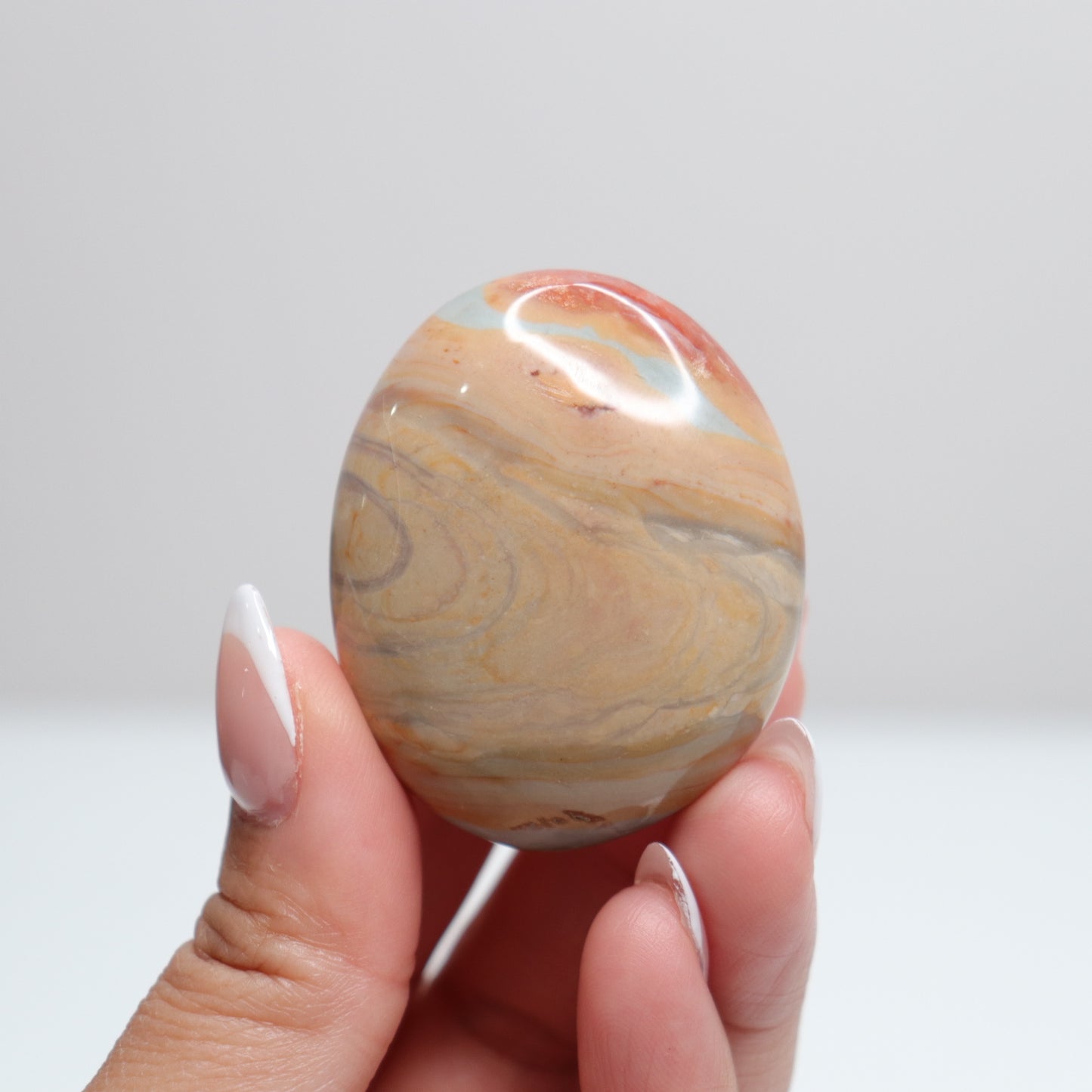 Polychrome Jasper Palm Stone | 1