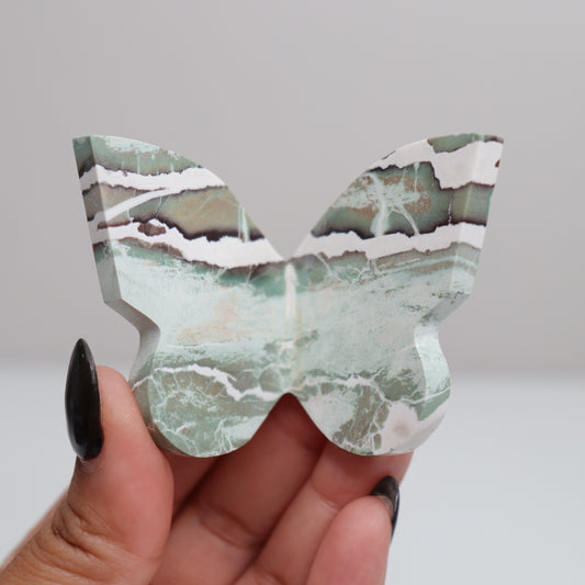 Green Sardonyx Butterly 1