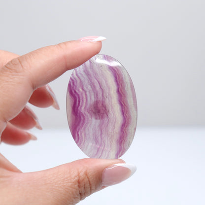 Fluorite Palm Stone | 24