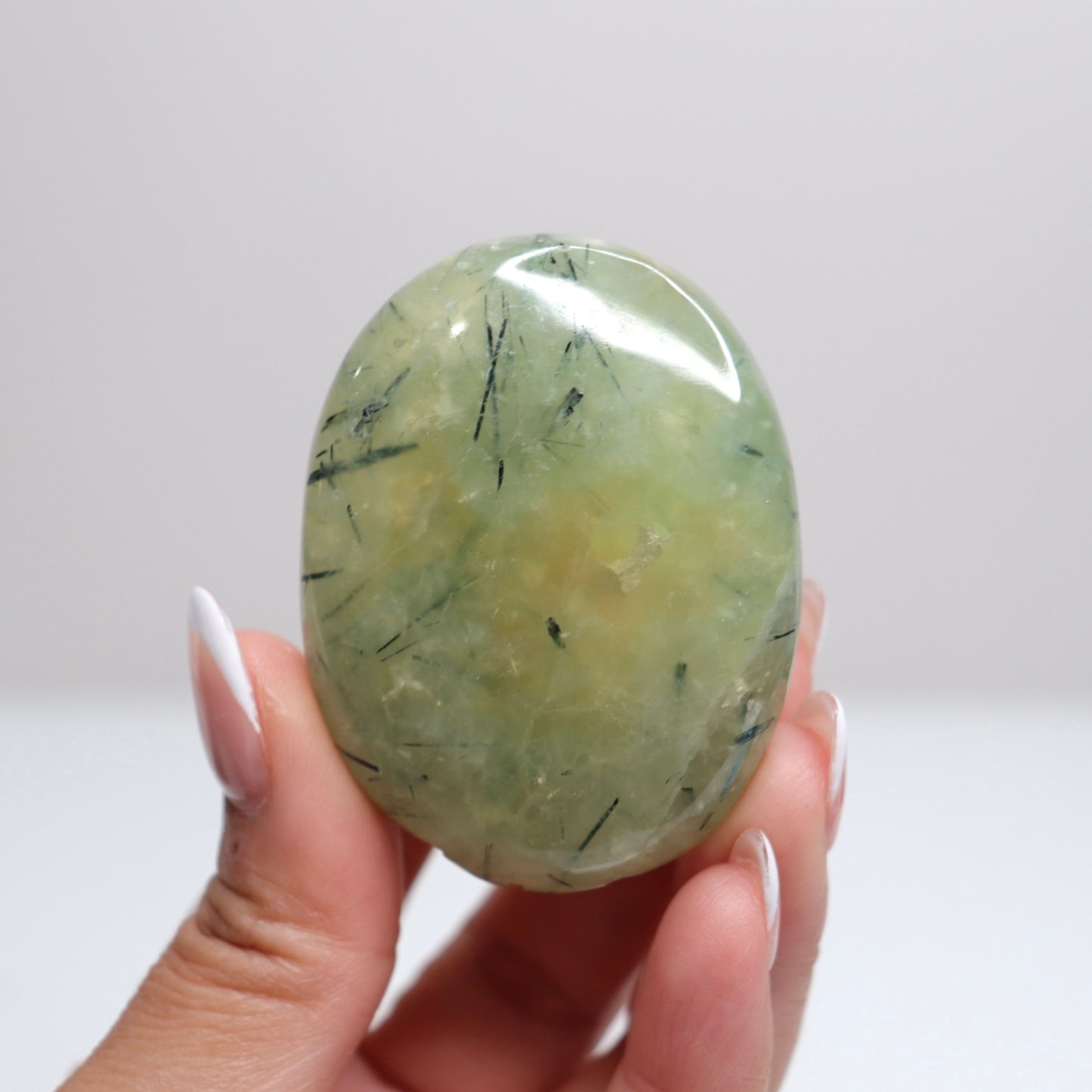 Prehnite Palm Stone 6