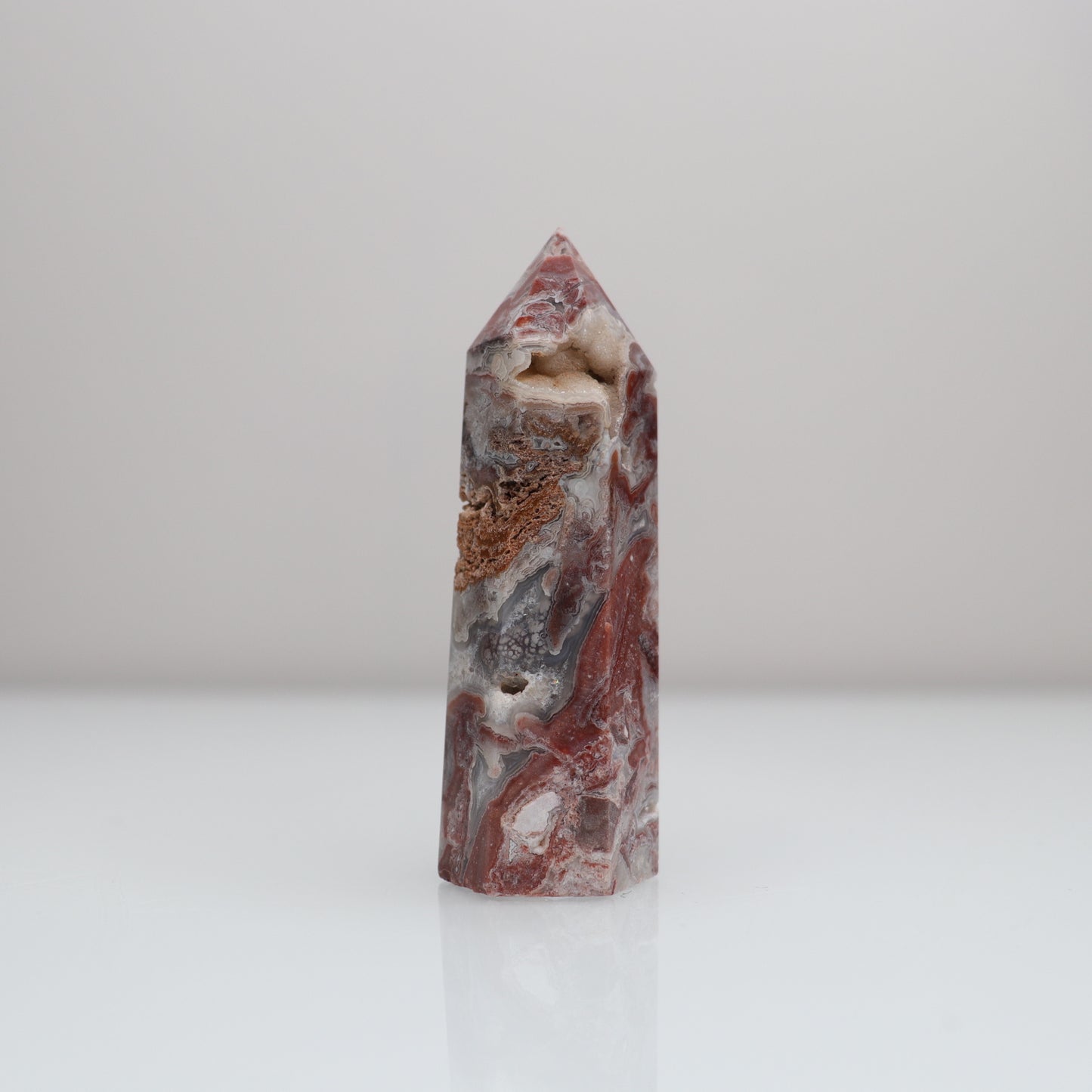 Crazy Lace Agate Tower 8