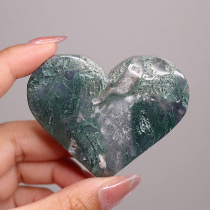 Moss Agate Heart | 26