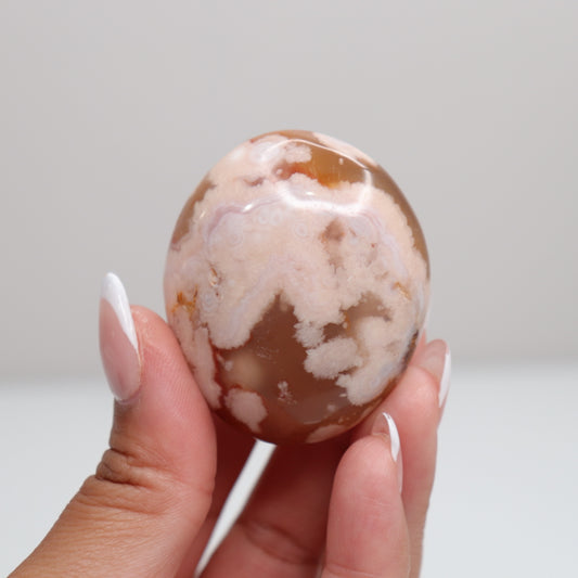 Flower Agate Palm Stone | 4