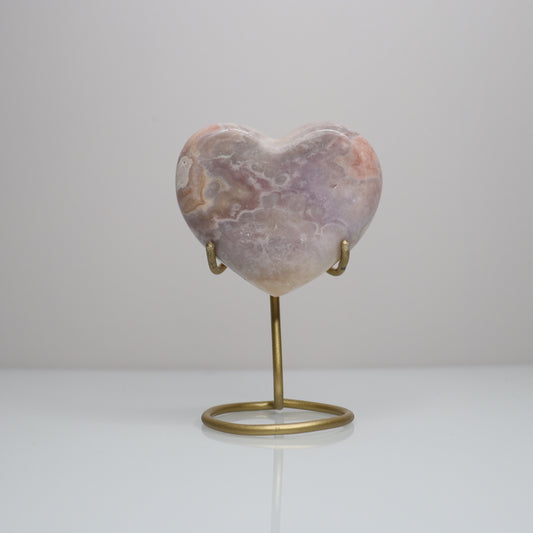 Pink Amethyst Heart | 6