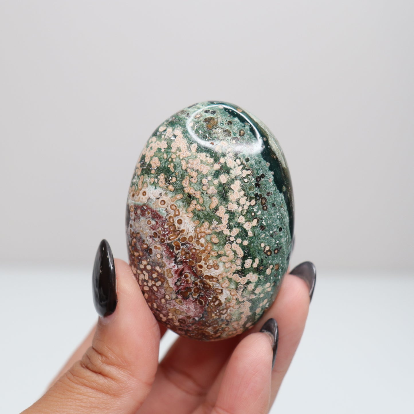 Unicorn Jasper Palm Stone 14