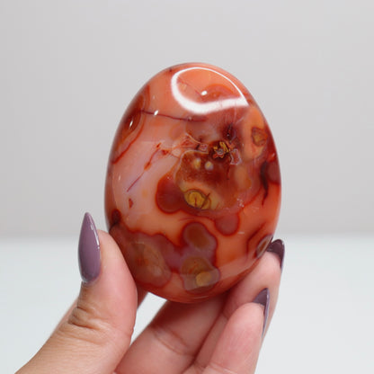 Carnelian Palm Stone 8