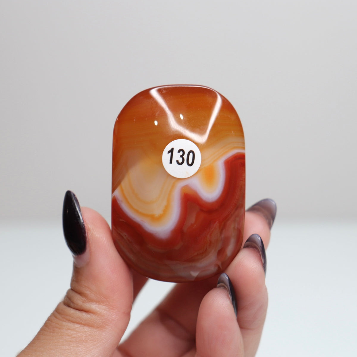 Carnelian Palm Stone | 130