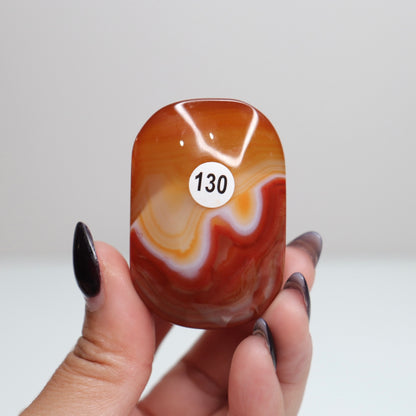 Carnelian Palm Stone | 130