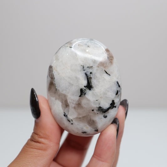 Rainbow Moonstone Palm Stone 66