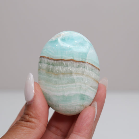 Caribbean Calcite Palm Stone | A