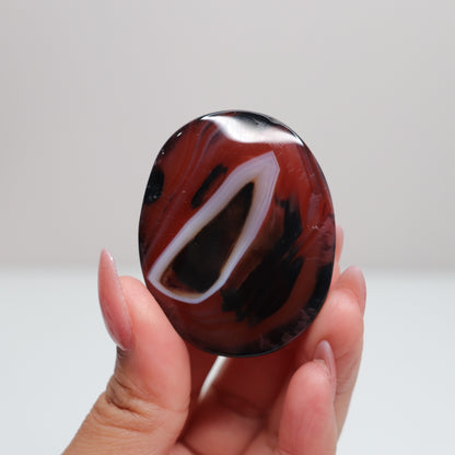 Sardonyx Palm Stone 52