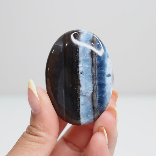 Blue Opal Palm Stone 13