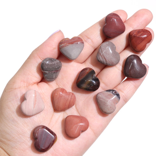 Jasper Mini Hearts | 25mm