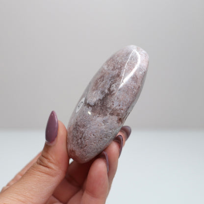 Pink Amethyst Palm Stone | 47