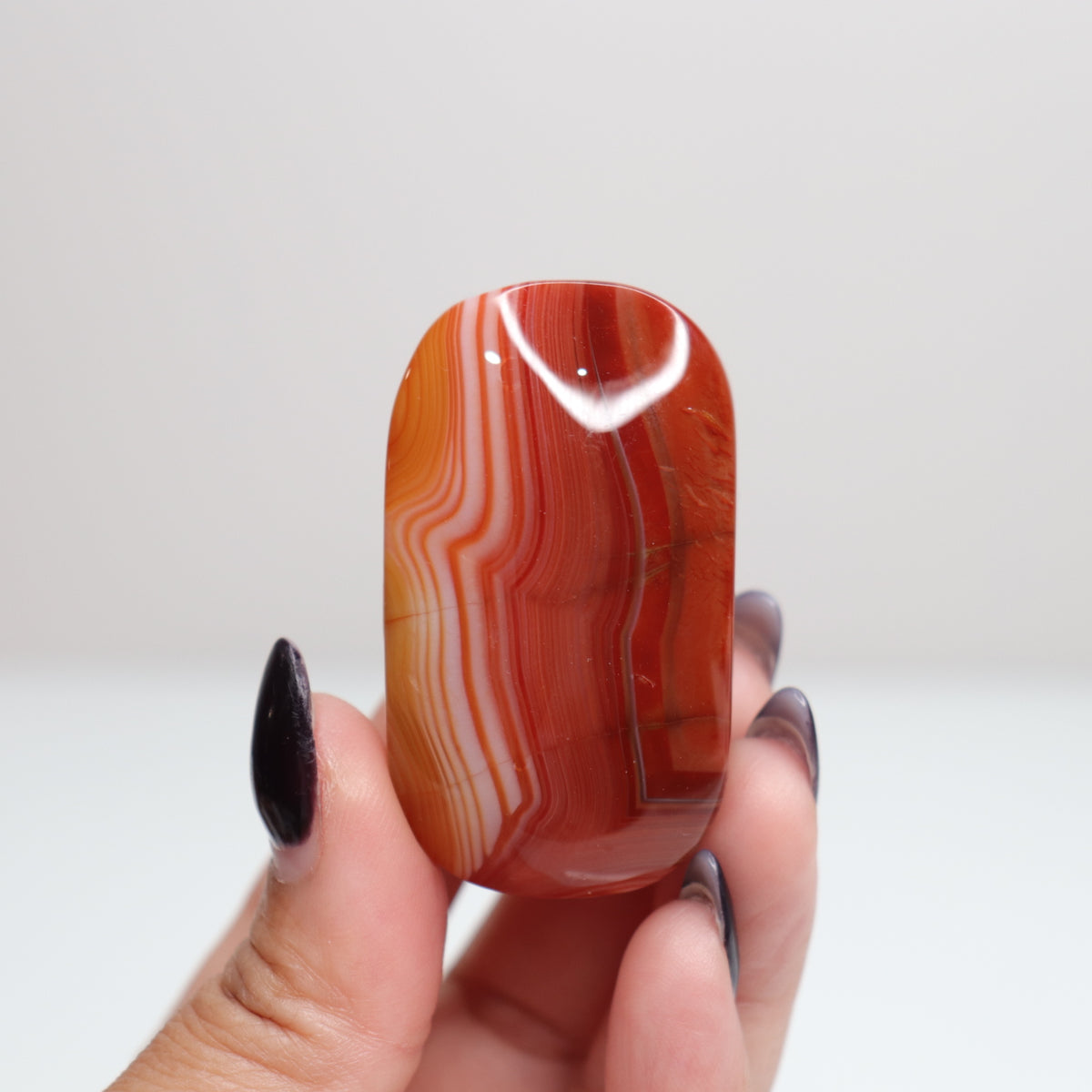 Carnelian Palm Stone | 122
