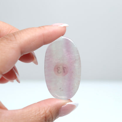 Fluorite Palm Stone | 13