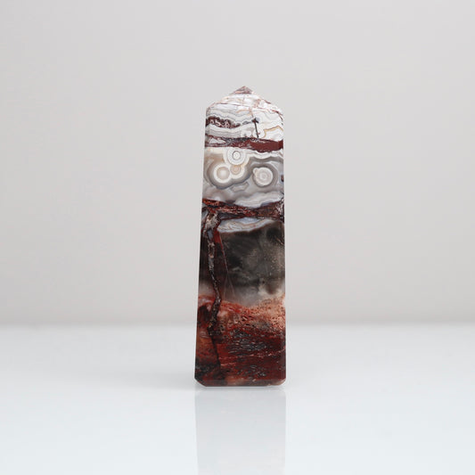Mexican Lace Agate Tower 115