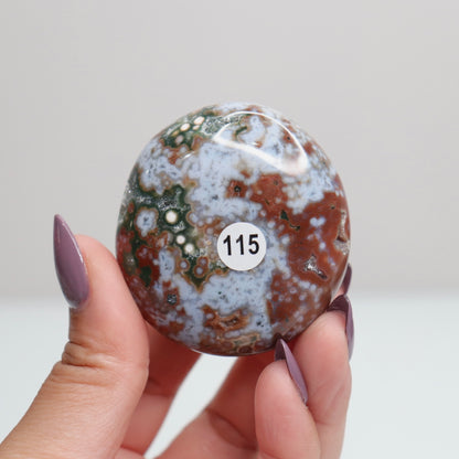 Ocean Jasper Palm Stone 115