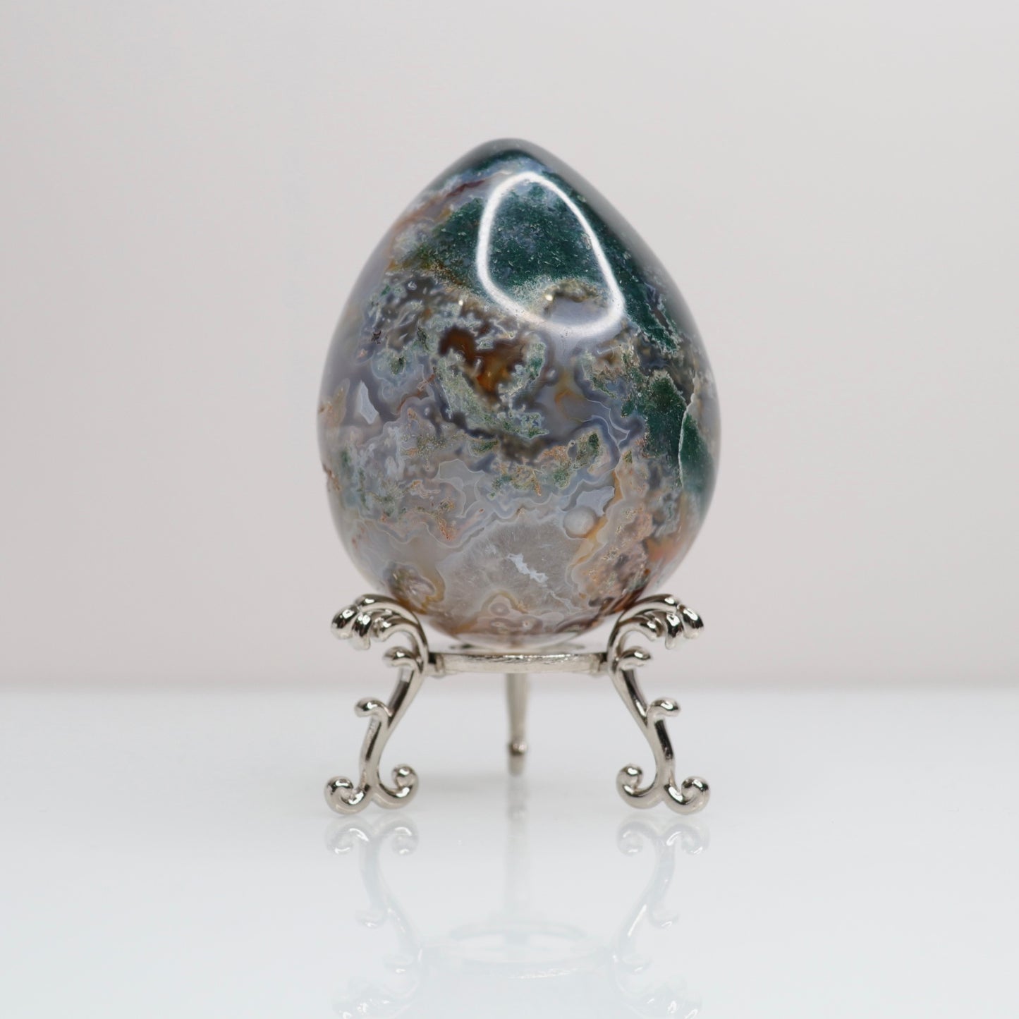 Moss Agate Egg | 27