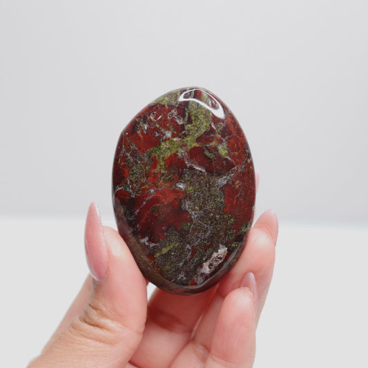 Dragon Bloodstone Palm Stone 45