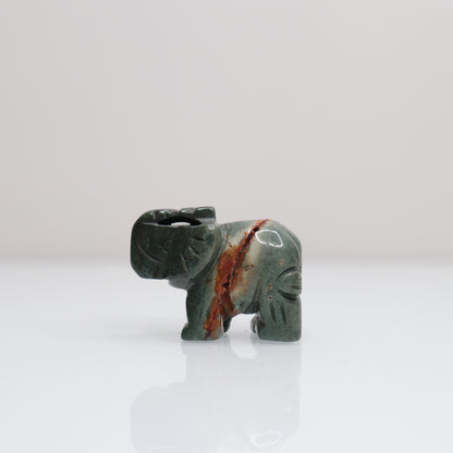 Polychrome Jasper Elephant | 2