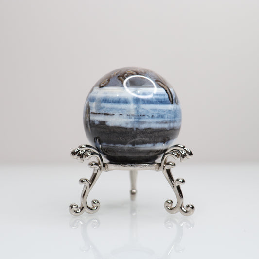Blue Opal Sphere 2