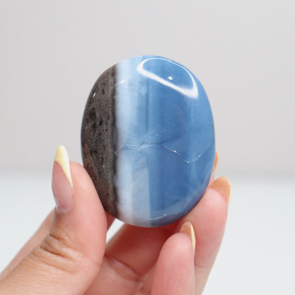 Blue Opal Palm Stone 6