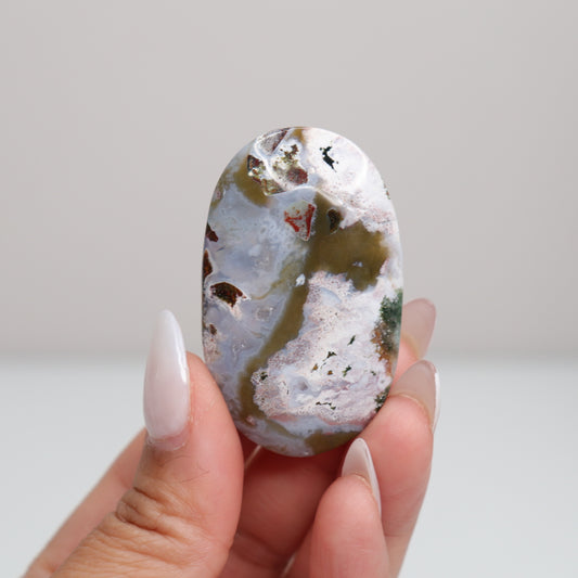 Sea Jasper Palm Stone | J