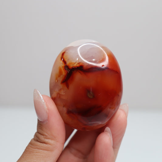 Carnelian Palm Stone 94